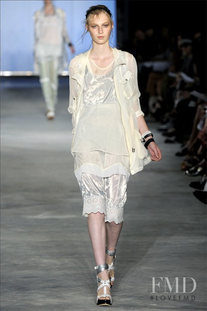 Julia Nobis featured in  the rag & bone fashion show for Spring/Summer 2011
