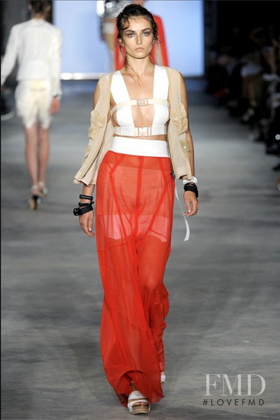 Andreea Diaconu featured in  the rag & bone fashion show for Spring/Summer 2011