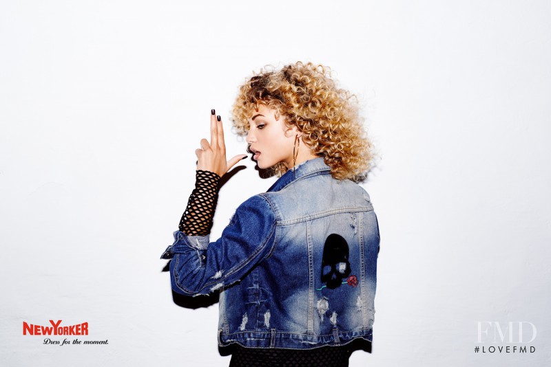 Stephanie Rose Bertram featured in  the New Yorker advertisement for Spring/Summer 2015