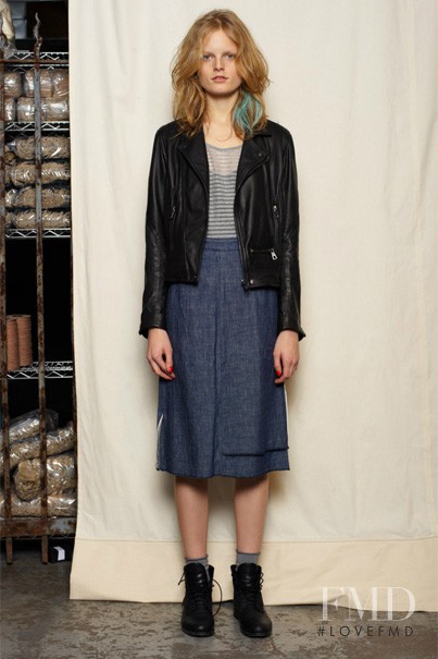 Hanne Gaby Odiele featured in  the rag & bone fashion show for Pre-Fall 2011