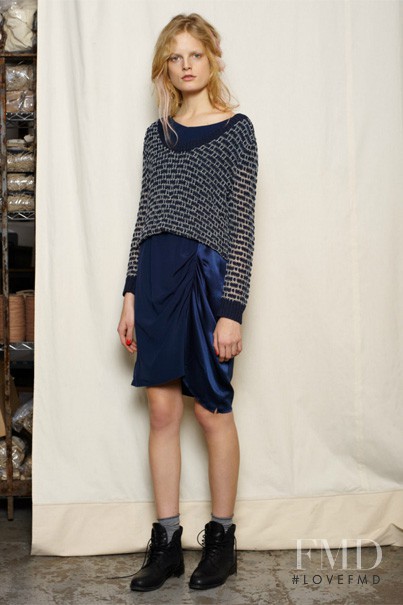 Hanne Gaby Odiele featured in  the rag & bone fashion show for Pre-Fall 2011