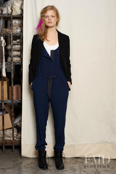 Hanne Gaby Odiele featured in  the rag & bone fashion show for Pre-Fall 2011