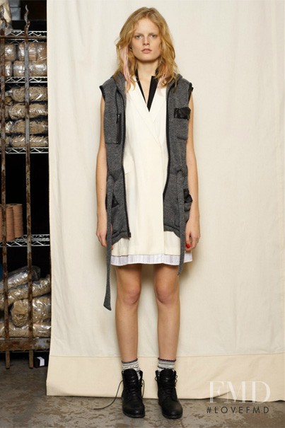 Hanne Gaby Odiele featured in  the rag & bone fashion show for Pre-Fall 2011