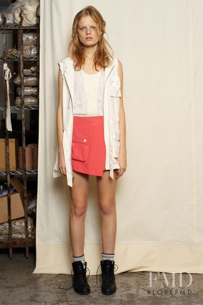 Hanne Gaby Odiele featured in  the rag & bone fashion show for Pre-Fall 2011