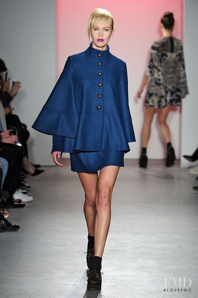 Rina Karuna featured in  the Nanette Lepore fashion show for Autumn/Winter 2015