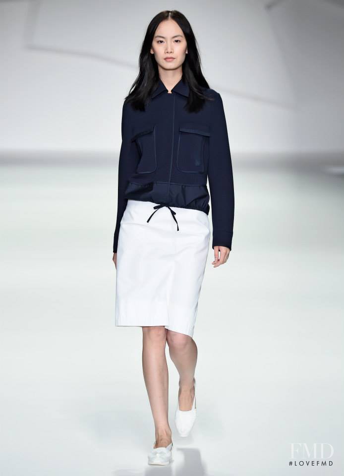 Ren Hui featured in  the Jasper Conran fashion show for Spring/Summer 2015
