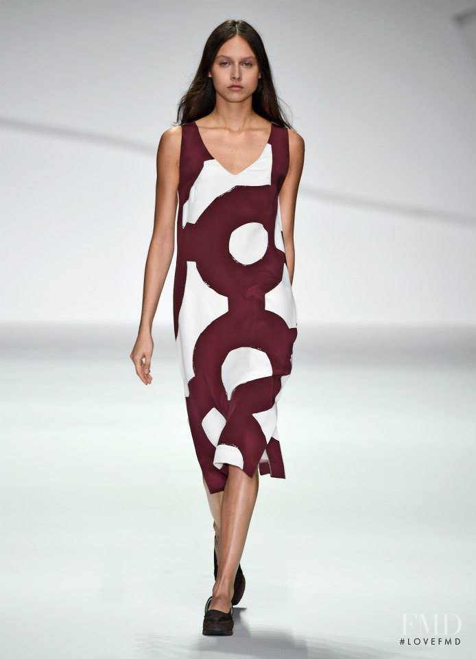 Pavlina Eneva featured in  the Jasper Conran fashion show for Spring/Summer 2015