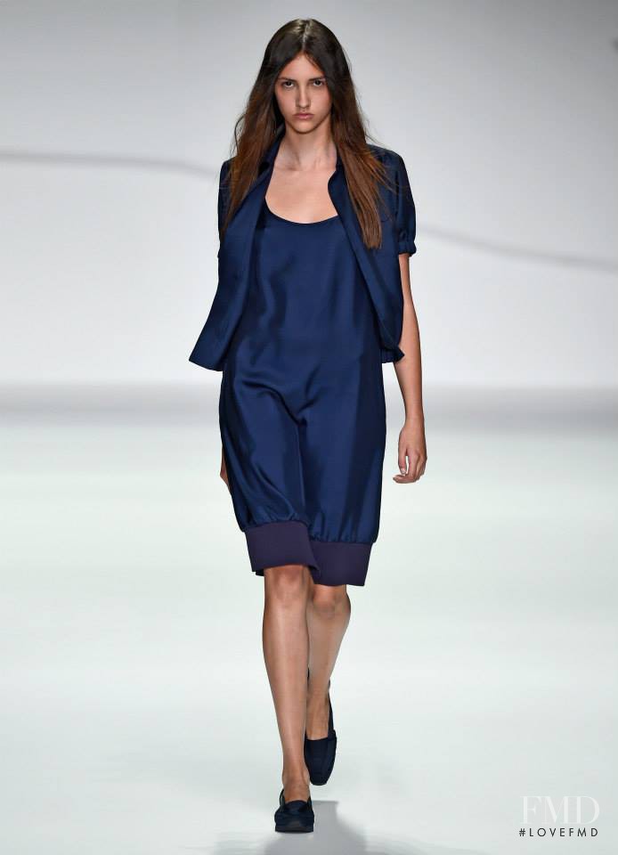 Nakisa Fouladi featured in  the Jasper Conran fashion show for Spring/Summer 2015