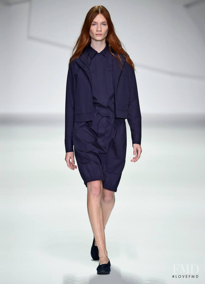 Kristin Zakala featured in  the Jasper Conran fashion show for Spring/Summer 2015