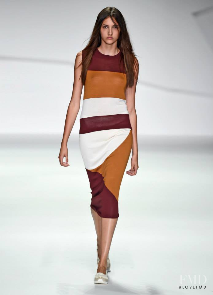 Nakisa Fouladi featured in  the Jasper Conran fashion show for Spring/Summer 2015