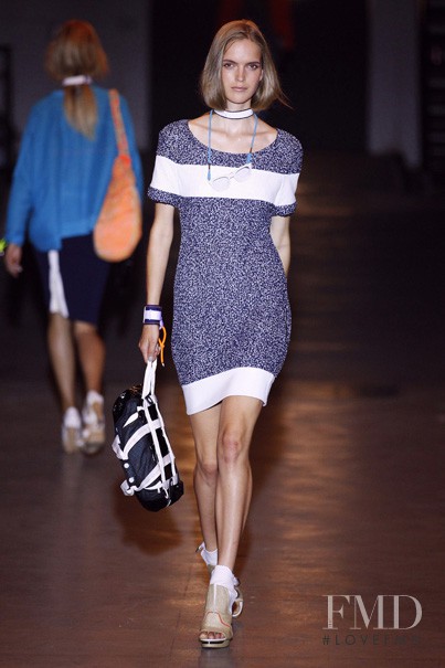 Mirte Maas featured in  the rag & bone fashion show for Spring/Summer 2012