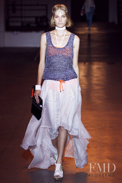 Marique Schimmel featured in  the rag & bone fashion show for Spring/Summer 2012