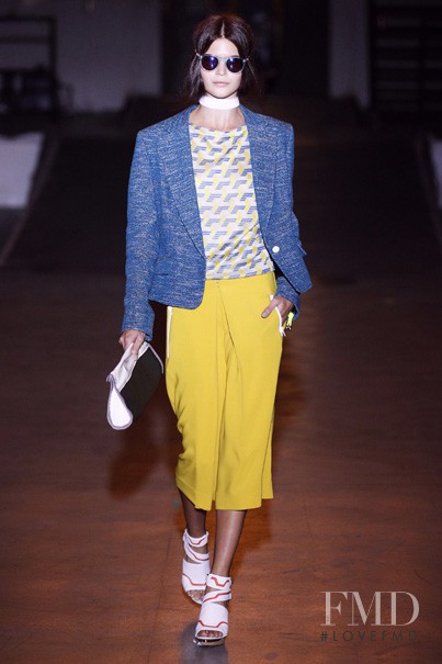 Lina Sandberg featured in  the rag & bone fashion show for Spring/Summer 2012