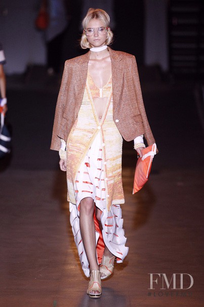 Anabela Belikova featured in  the rag & bone fashion show for Spring/Summer 2012