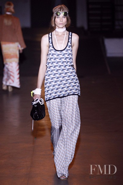 Monika Sawicka featured in  the rag & bone fashion show for Spring/Summer 2012