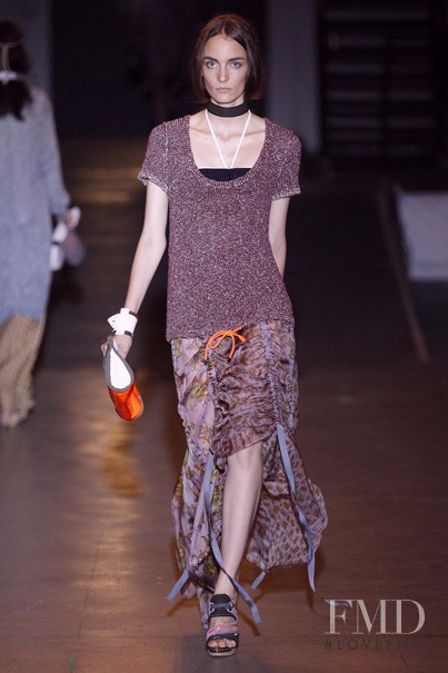 Zuzanna Bijoch featured in  the rag & bone fashion show for Spring/Summer 2012