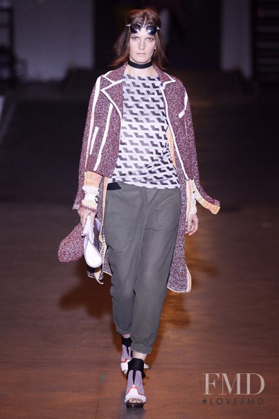 Valerija Kelava featured in  the rag & bone fashion show for Spring/Summer 2012