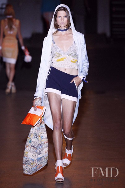 Bette Franke featured in  the rag & bone fashion show for Spring/Summer 2012
