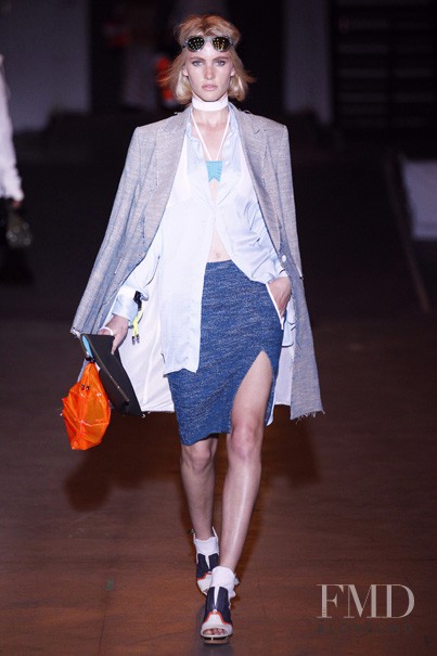 Emily Baker featured in  the rag & bone fashion show for Spring/Summer 2012