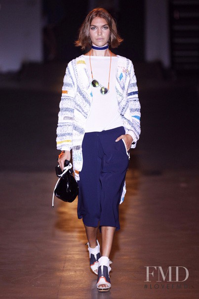 Arizona Muse featured in  the rag & bone fashion show for Spring/Summer 2012