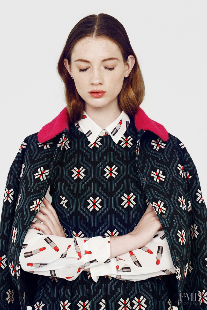 Kristin Zakala featured in  the Whats Inside You advertisement for Autumn/Winter 2014