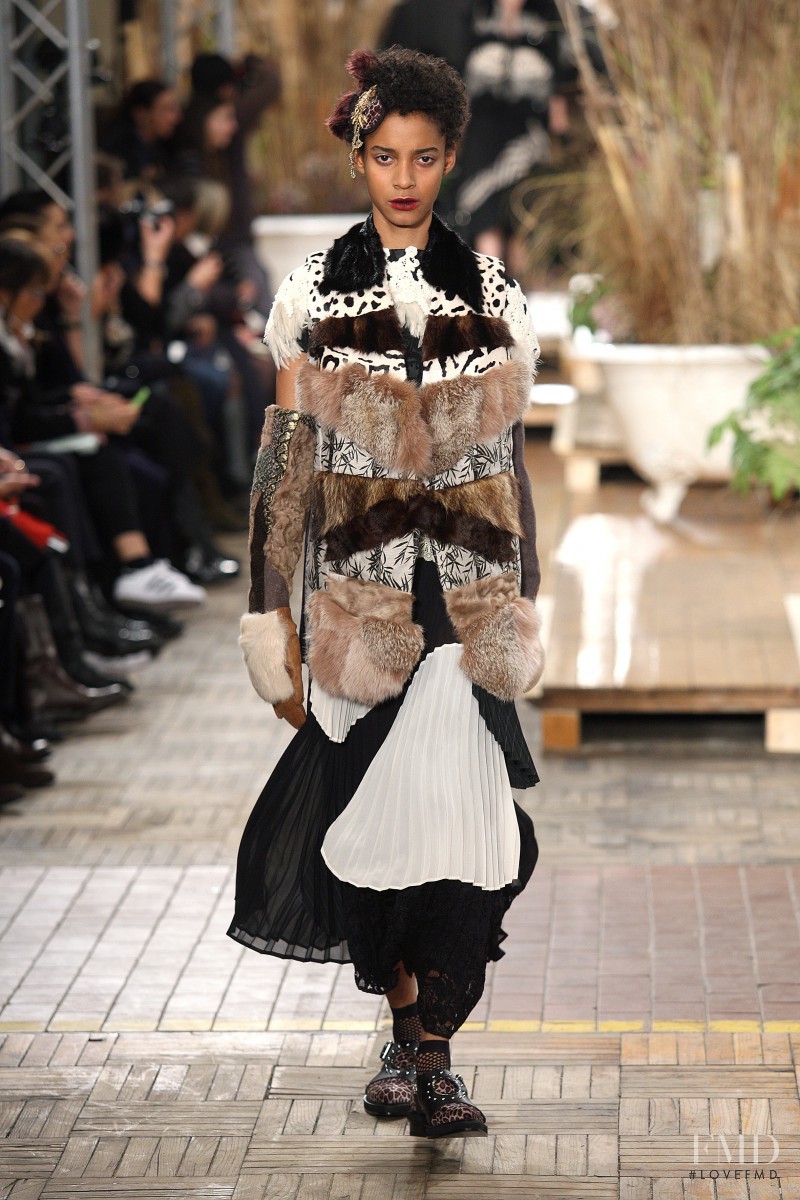 Amelia Rami featured in  the Antonio Marras fashion show for Autumn/Winter 2016