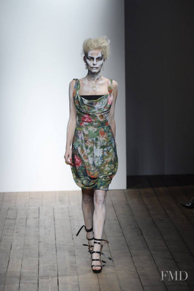 Julia Almendra featured in  the Vivienne Westwood Red Label fashion show for Spring/Summer 2014