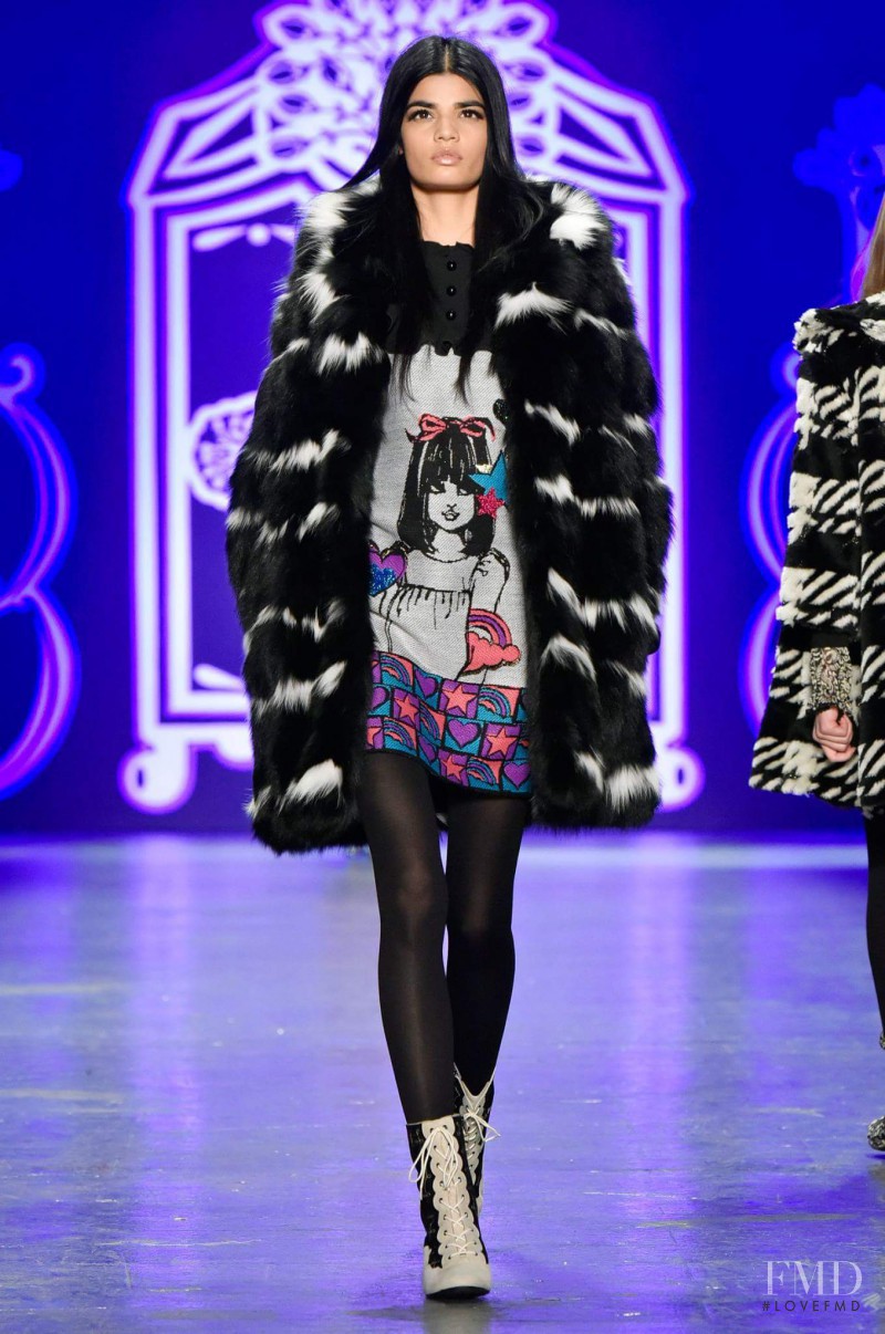 Bhumika Arora featured in  the Anna Sui fashion show for Autumn/Winter 2016