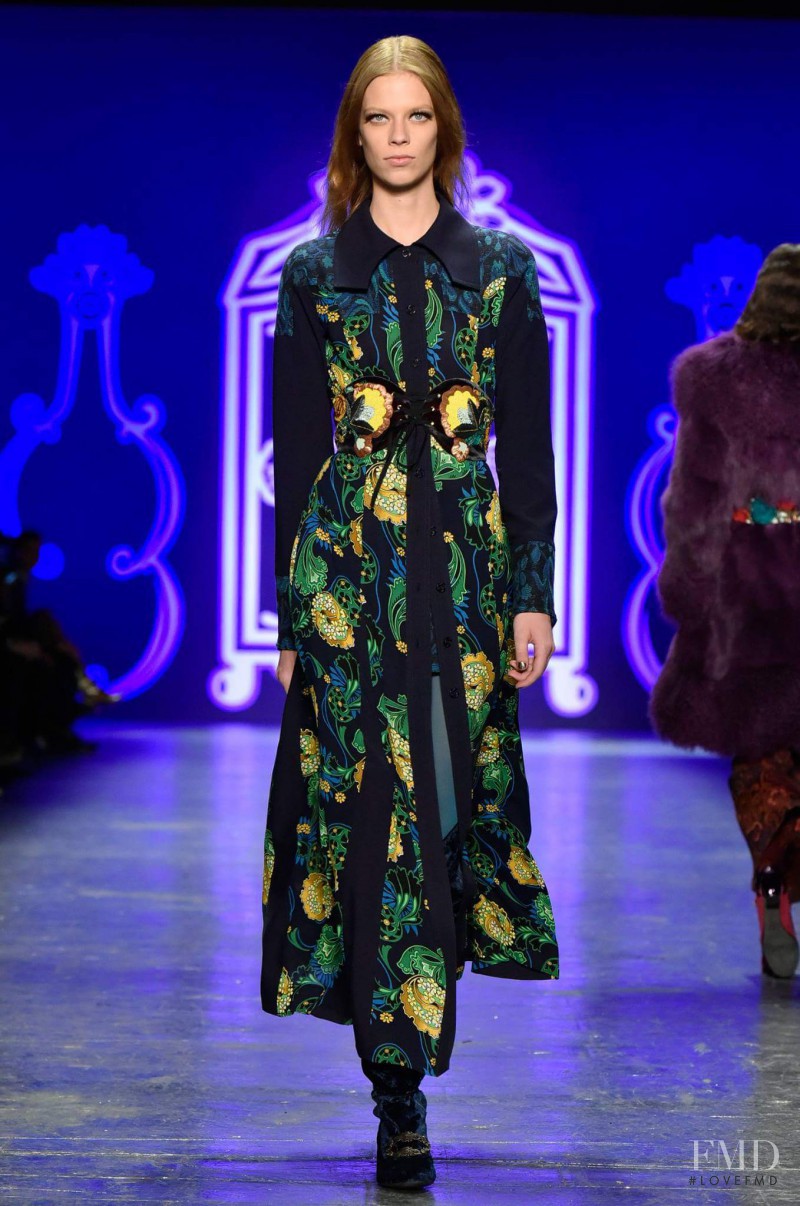 Lexi Boling featured in  the Anna Sui fashion show for Autumn/Winter 2016