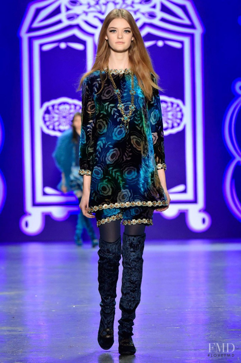 Willow Hand featured in  the Anna Sui fashion show for Autumn/Winter 2016