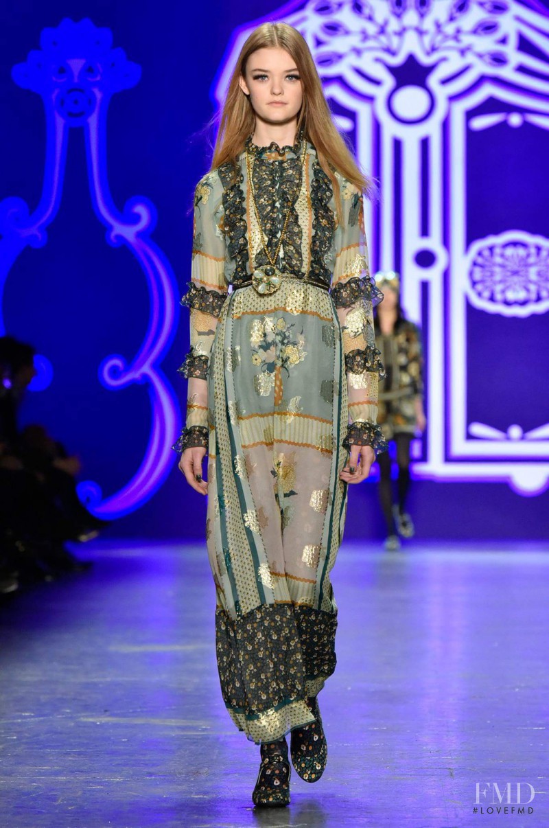 Willow Hand featured in  the Anna Sui fashion show for Autumn/Winter 2016