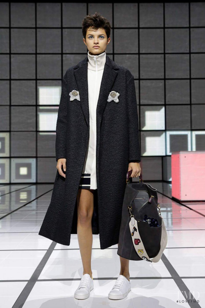 Isabella Emmack featured in  the Anya Hindmarch fashion show for Autumn/Winter 2016
