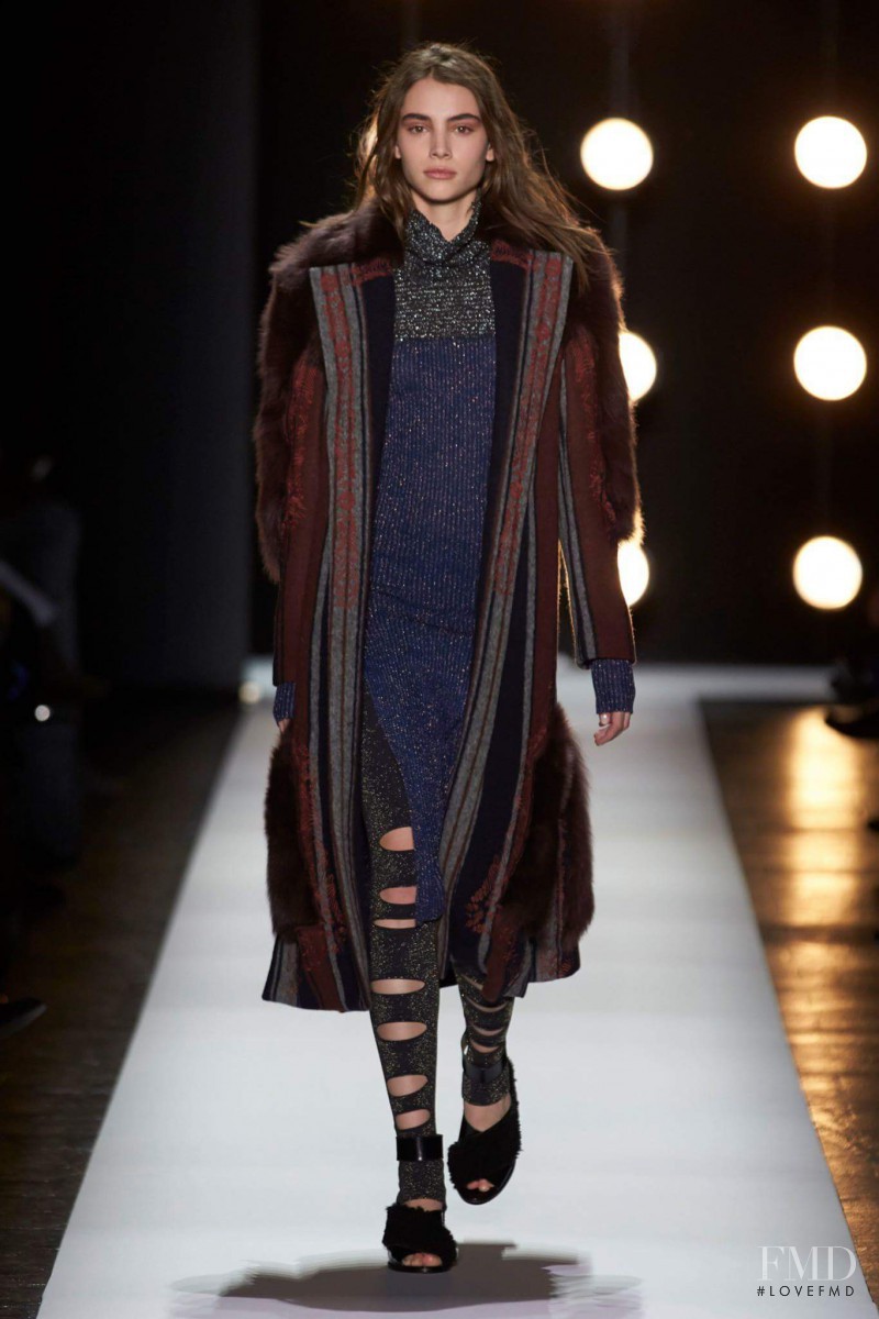 Romy Schönberger featured in  the BCBG By Max Azria fashion show for Autumn/Winter 2016