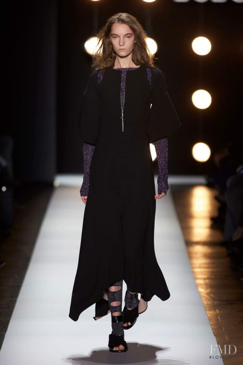 Irina Liss featured in  the BCBG By Max Azria fashion show for Autumn/Winter 2016