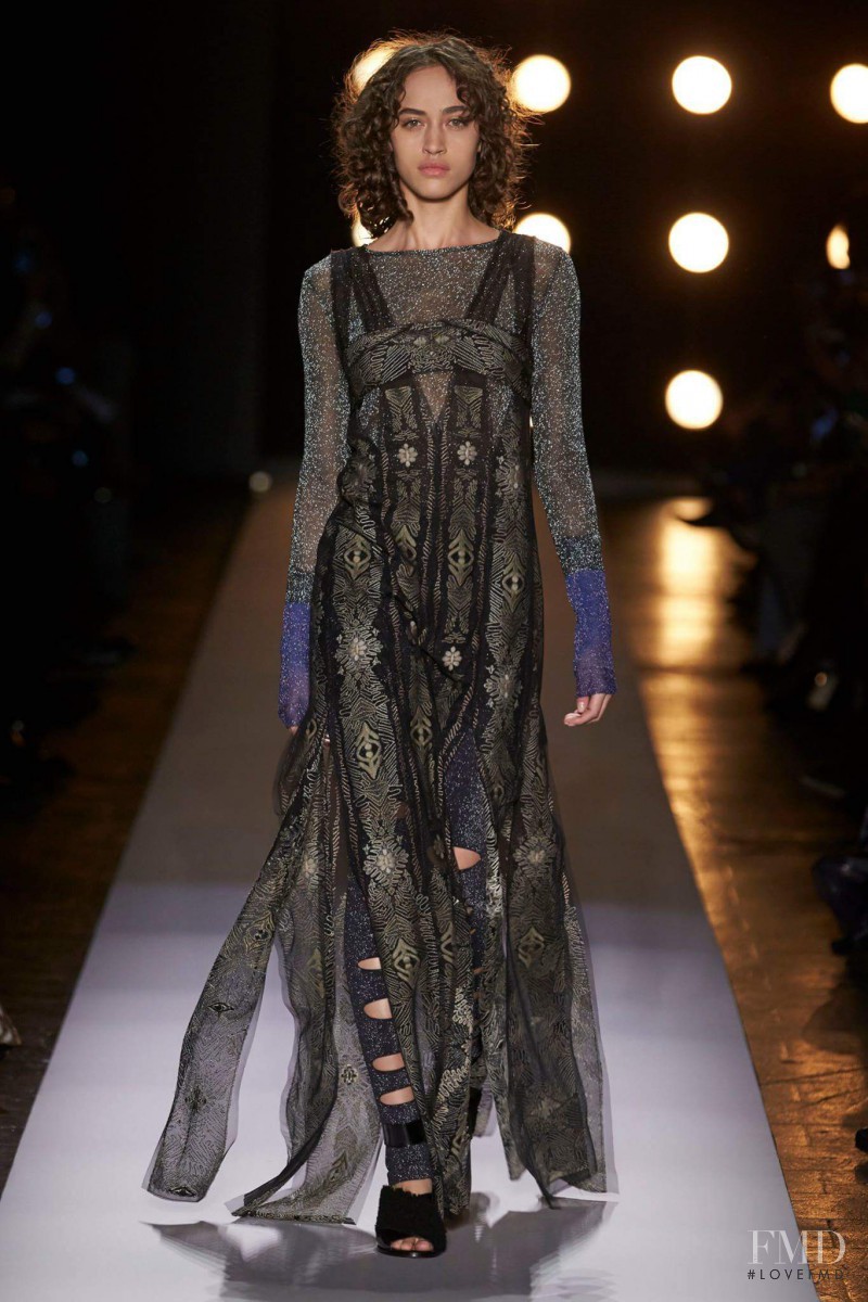 Alanna Arrington featured in  the BCBG By Max Azria fashion show for Autumn/Winter 2016