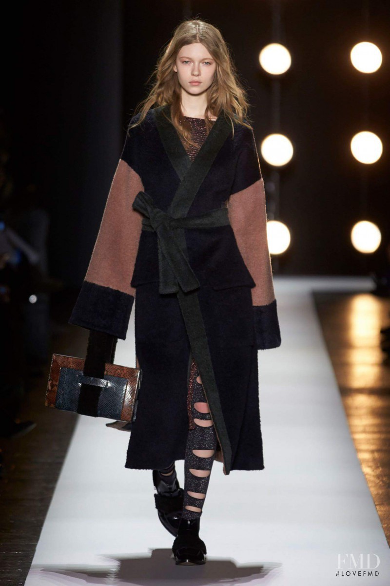Katya Ledneva featured in  the BCBG By Max Azria fashion show for Autumn/Winter 2016