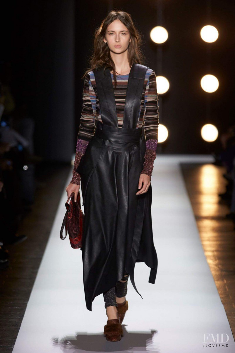 Waleska Gorczevski featured in  the BCBG By Max Azria fashion show for Autumn/Winter 2016