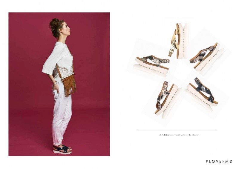 Andrea Jorgensen featured in  the AMUST catalogue for Spring/Summer 2016