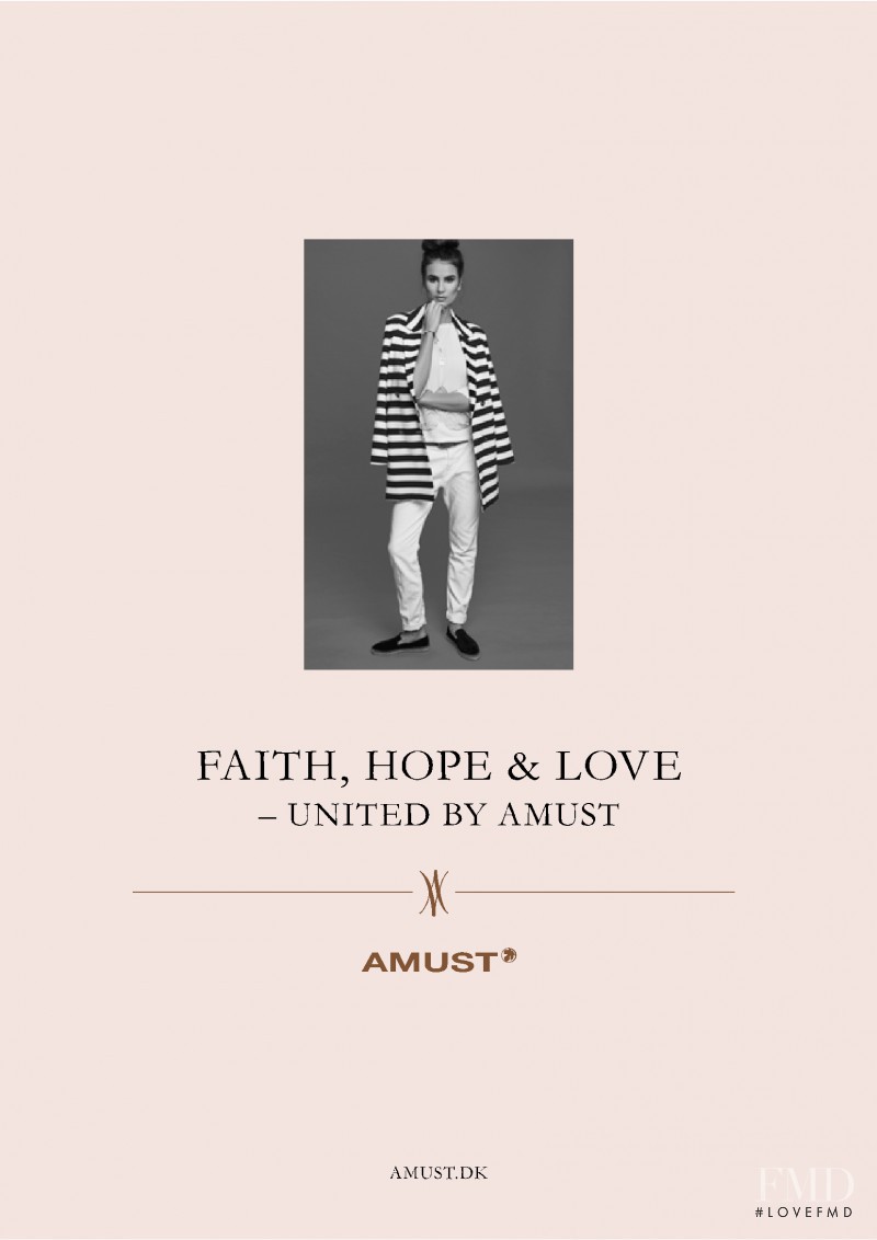 Andrea Jorgensen featured in  the AMUST catalogue for Spring/Summer 2016