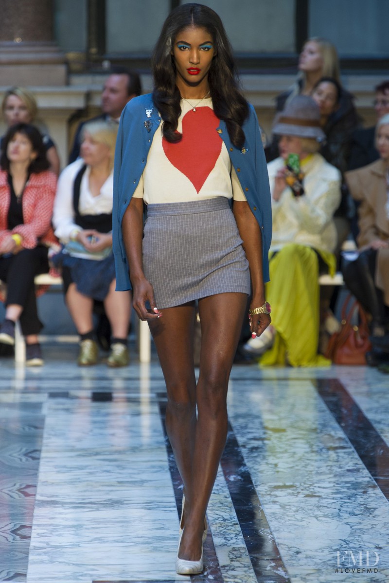 Sessilee Lopez featured in  the Vivienne Westwood Red Label fashion show for Spring/Summer 2013