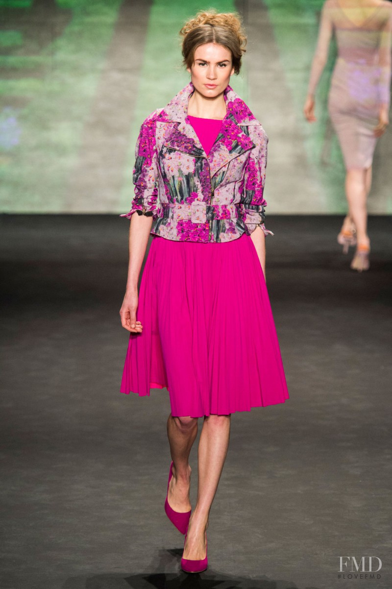 Andrea Jorgensen featured in  the Chiara Boni La Petite Robe fashion show for Autumn/Winter 2015