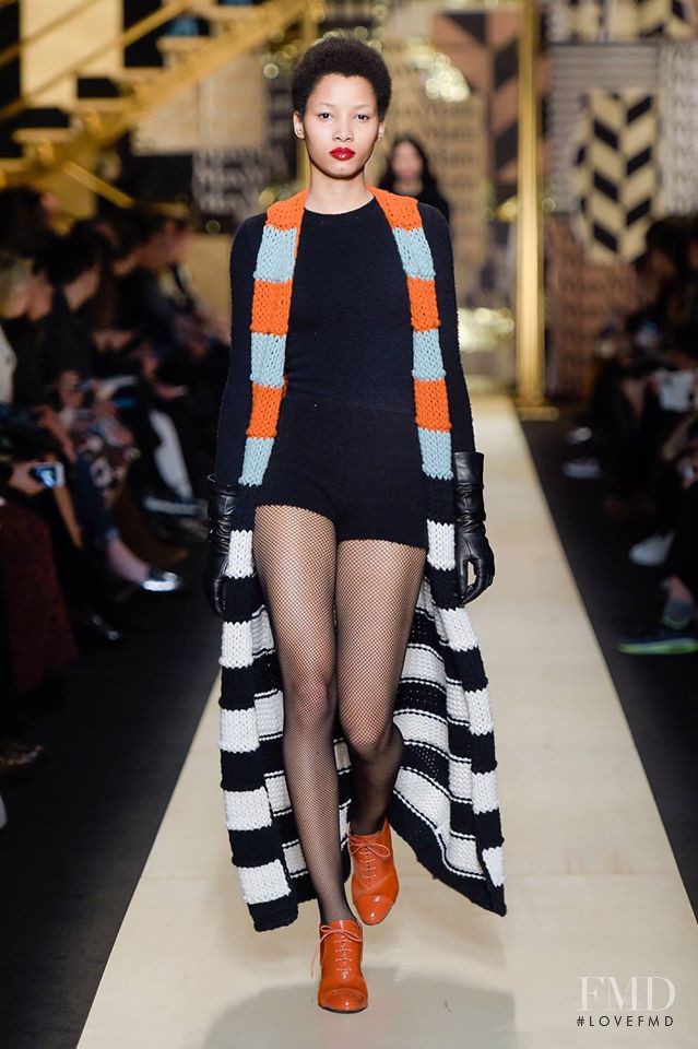 Lineisy Montero featured in  the Max Mara fashion show for Autumn/Winter 2016