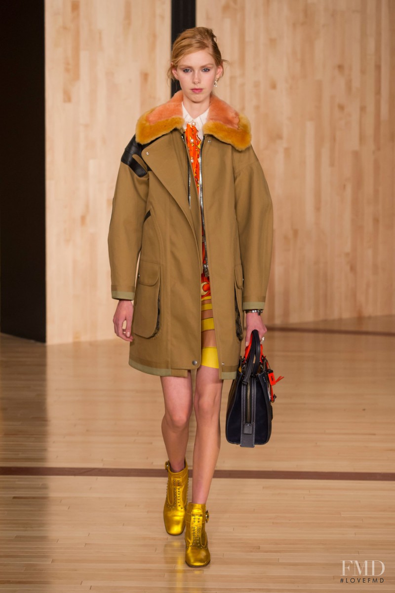 Lululeika Ravn Liep featured in  the Coach fashion show for Autumn/Winter 2016