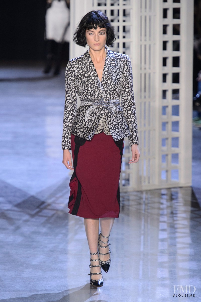 Heather Kemesky featured in  the Altuzarra fashion show for Autumn/Winter 2016