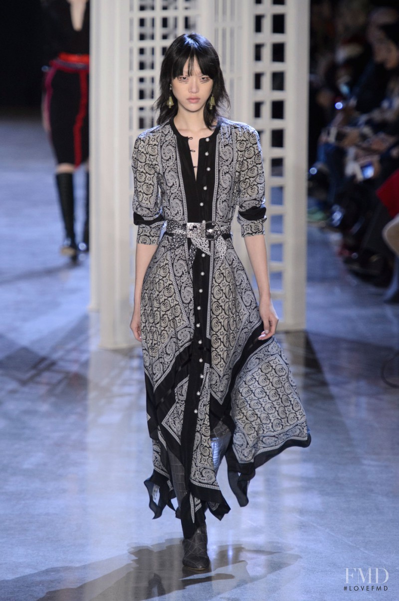 So Ra Choi featured in  the Altuzarra fashion show for Autumn/Winter 2016