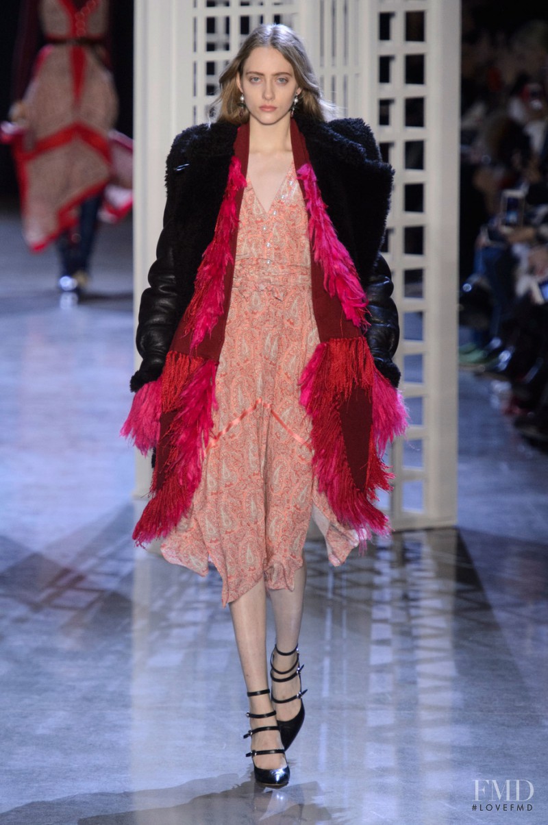 Lia Pavlova featured in  the Altuzarra fashion show for Autumn/Winter 2016