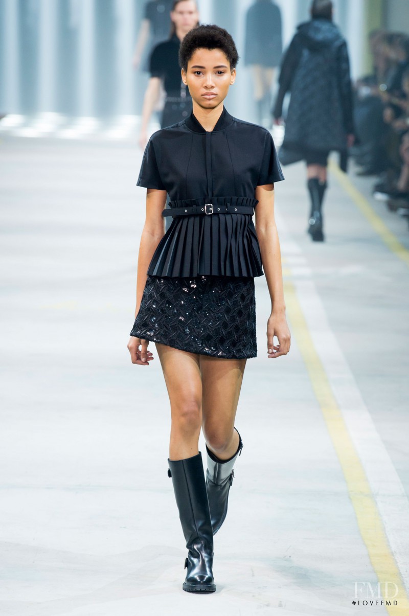 Lineisy Montero featured in  the Diesel Black Gold fashion show for Autumn/Winter 2016