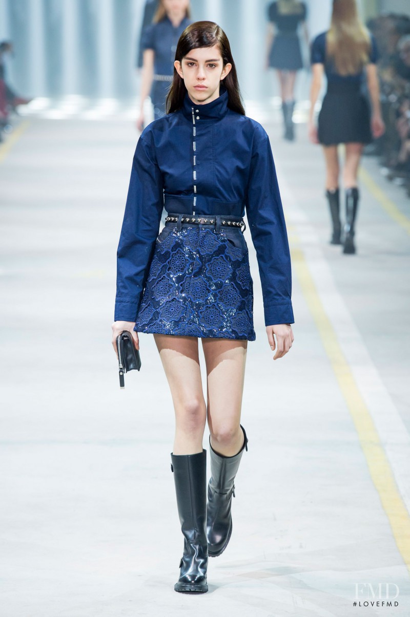 Mayka Merino featured in  the Diesel Black Gold fashion show for Autumn/Winter 2016