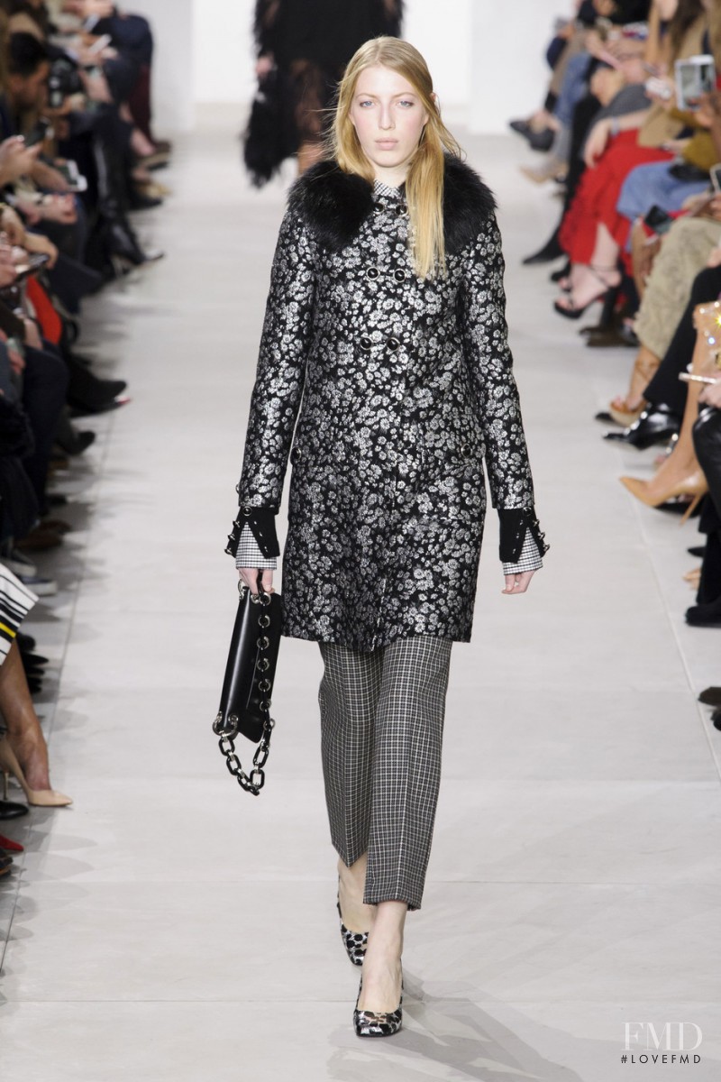 Chiara Mazzoleni featured in  the Michael Kors Collection fashion show for Autumn/Winter 2016
