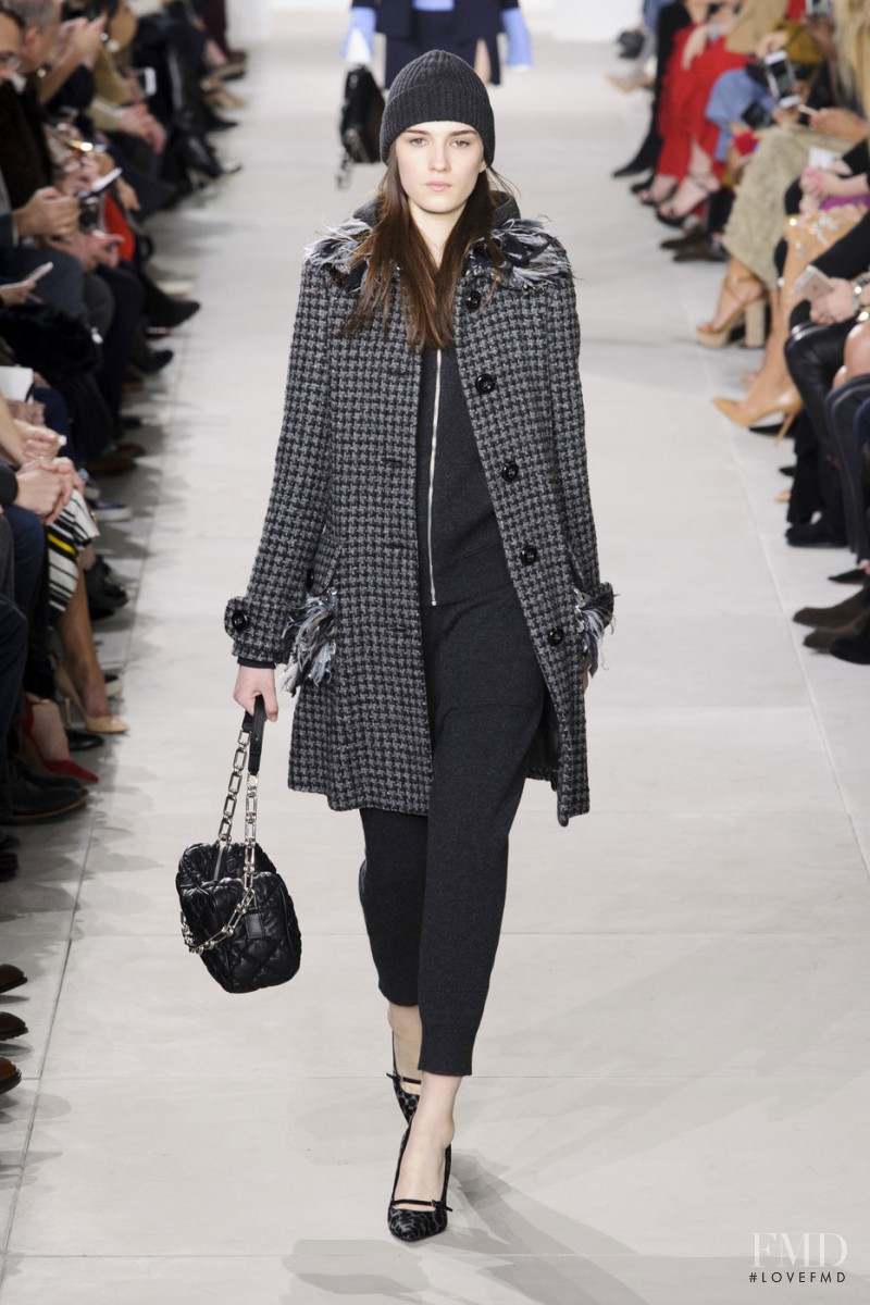 Irina Djuranovic featured in  the Michael Kors Collection fashion show for Autumn/Winter 2016
